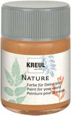 KREUL 49430 - Nature Lehmerde im 50 ml Glas, wasserbasierte Farbe, aus nachhaltigen,