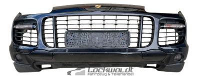 Porsche Cayenne Turbo Stoßstange Stoßfänger 9PA 957 07-10 LC9Z Schwarz Frontstoß
