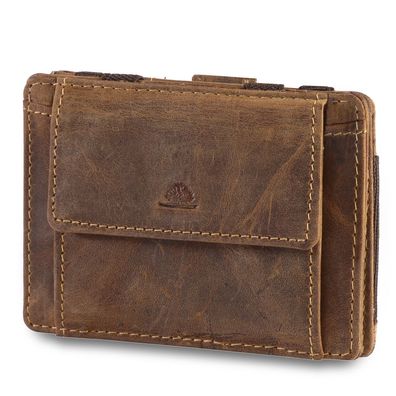 Greenburry Vintage Original Vintage Magic Wallet RFID 1608A, braun, Herren