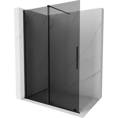 Mexen Velar Walk-in-Duschwand 150x200 cm Schwarz