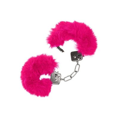 Sehr flauschige Fellmanschetten Rosa