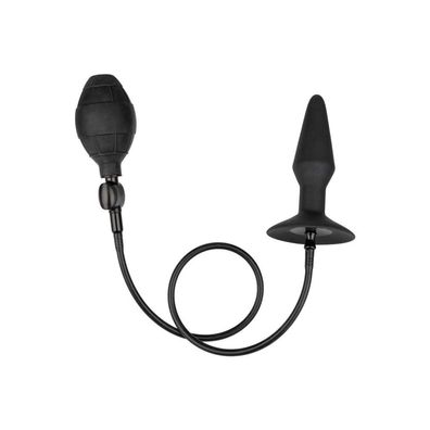 Mittelgroß r aufblasbarer Stecker Schwarz