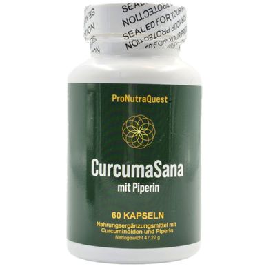 CurcumaSana 60 Kapseln - mit Piperin Blitzversand