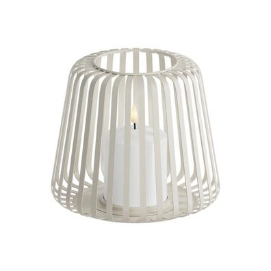 Deluxe Outdoor Laterne mit LED-Kerze, sand 17cm 1 St