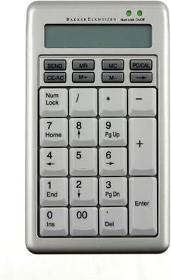 BakkerElkhuizen S-board 840 Ziffernblock ergonomisch USB Nummernblock mit