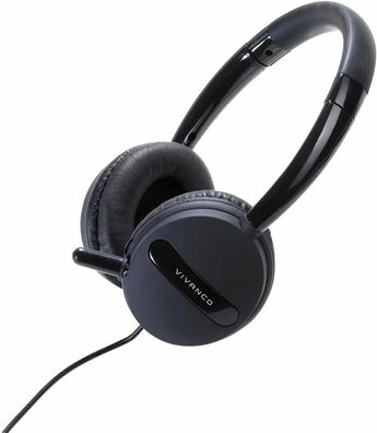 Vivanco IT-HS USB Headset mit Mikrofon Rauschunterdrückung Plug and Play für PC