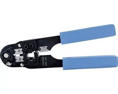 Schwaiger Crimpzange NWZ 01 RJ45 Netzwerkzange zum Schneiden Abisolieren Crimpen für