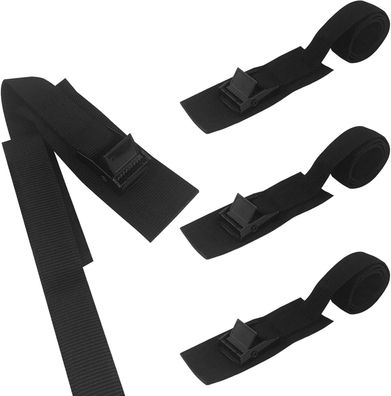 Spanngurte kurz 2er Set 40 cm Nylon Befestigungsriemen mit Schnappverschluss aus