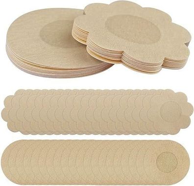 Nippelabdeckungen Damen 60 Stück selbstklebend, unsichtbare Einweg Nippel Patches,