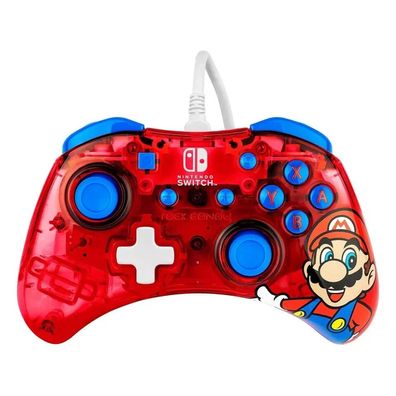 PDP Rock Candy Controller Nintendo Switch Mario Edition kabelgebunden Micro USB für
