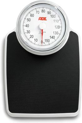 ADE M308800 Personenwaage mechanisch analog bis 160 kg Metallgehäuse rutschfeste XL