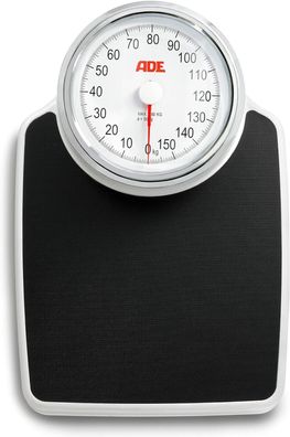 ADE Personenwaage Mechanisch Analog 160 kg XL Badezimmerwaage Retro Design