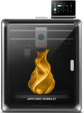 Anycubic Kobra S1 3D-Drucker CoreXY 600 mm/s Vierfarbdruck 320°C Hotend automatische