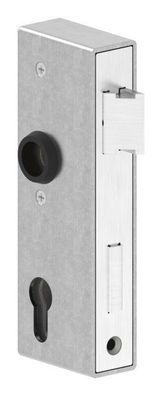 Schlosskasten verzinkt 30x60x172 mm Edelstahl Stulp Riegel Falle