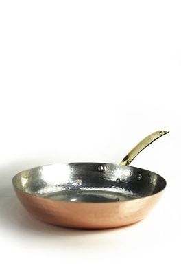 CopperGarden®" Kupferpfanne ø20 cm mit Messingstiel | verzinnt