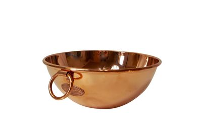 CopperGarden®“ ø18 cm Schlagschüssel aus Kupfer | 1,5 Liter Rührschüssel
