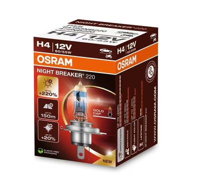 OSRAM H4 NightBreaker220% 12V Scheinwerferlampe