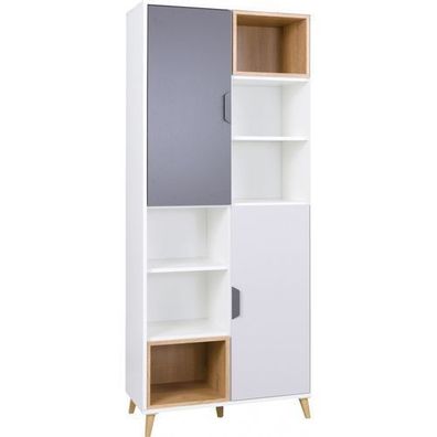 Schrank Joker 03 Regal Bücherregal Hochschrank mit 2 Türen