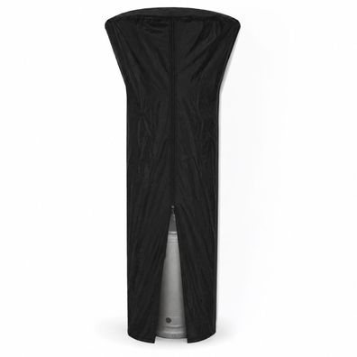 Schutzhülle für Heizpilz 226 cm mit Reißverschluss in Schwarz