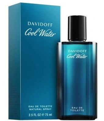 Davidoff Cool Water Herren Eau de Toilette, 75ml - Zeitlos erfrischender Duft fü