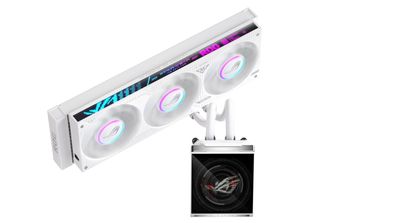 ASUS ROG STRIX SLC IV 360 ARGB LCD WHT Prozessor All-in-One-Flüssigkeitskühler 12 cm