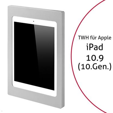TabLines TWH043S Tablet Wandhalterung für Apple iPad 10.9 (10. Generation), silb