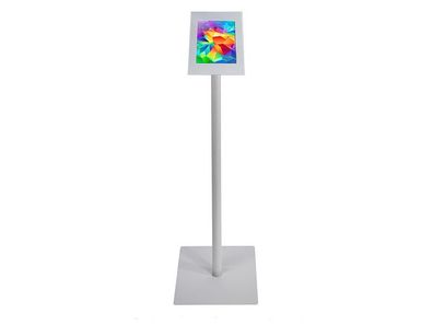 TabLines TBS008S Tablet Bodenständer für Apple iPad Air 1, silber