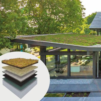 KNAUF Urbanscape Gründach-System Dachbegrünung Standard Air 26L