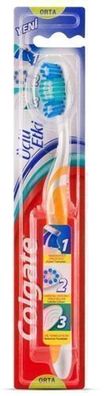 Colgate Zahnbuerste Medium, 1 Stueck - Effiziente Zahnpflege fuer den taeglichen Gebr