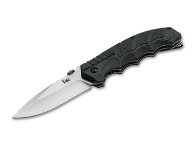 Heckler & Koch SFP Tactical Folder Einhandmesser mit gummiertem Griff