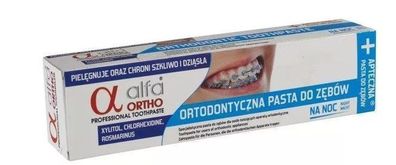Ortho Kraeuterzahnpasta fuer Zahnspangentraeger Nachtpflege 75 ml