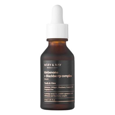 MARY&MAY Idebenone + Blackberry Complex Glättendes Gesichtsserum 30ml