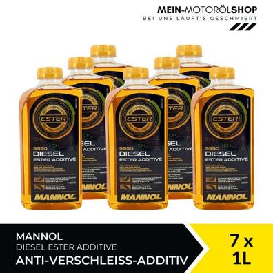 Mannol Diesel Ester Additive Verschleißschutz 7x1 Liter