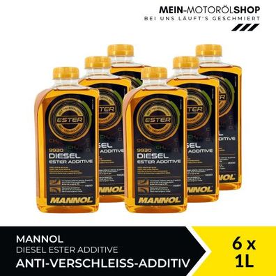 Mannol Diesel Ester Additive Verschleißschutz 6x1 Liter