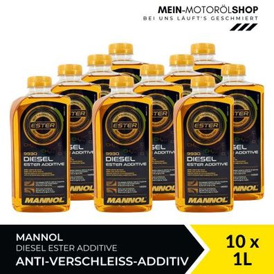 Mannol Diesel Ester Additive Verschleißschutz 10x1 Liter