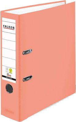 Original Falken PP-Color Kunststoff-Ordner. Made in Germany. 8 cm breit DIN A4 lachs