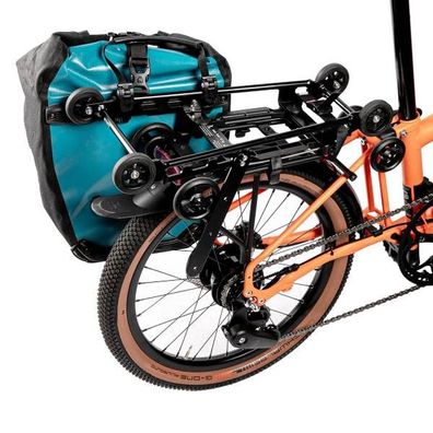 FAHRER Gepäckträgererweiterung "TopCarrier Brompton"Aluminiu