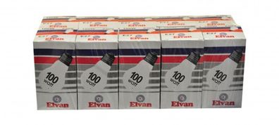 Elvan Glühbirne Glühlampe Lampe E27 100 Watt 30er (3x10 Stück)