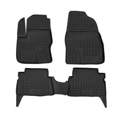 2003-2010 Ford C-Max Fußmatten TPE Schwarz 4 tlg