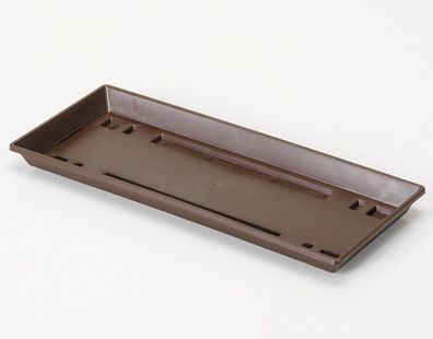 Geli Kastenuntersatz 80cm Braun Blumenkastenuntersetzer Pflanzkasten Untersetzer