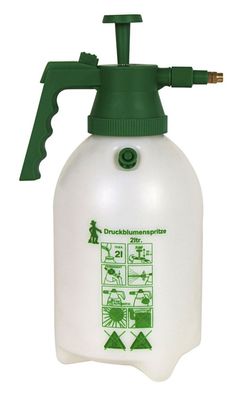 Druckblumenspritze 2 Liter Drucksprüher Pumpsprüher Gartenspritze Blumensprüher