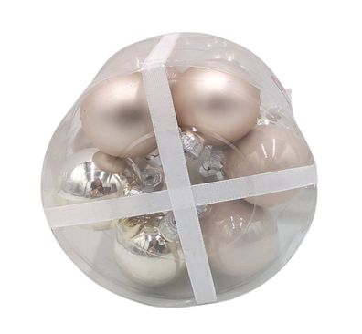 Weihnachtsbaumkugeln aus Glas 12er-Set 3cm Christbaumschmuck Weihnachtsdeko TOP