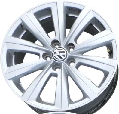 1x VW Polo 6R Alufelge Felge 6R0601025 original Mistral 7Jx16 H2 ET46