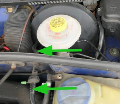 Audi A4 B5 1,6 Rohr Unterdruckrohr Bremse Rückschlagventil Ventil 8D1611931R