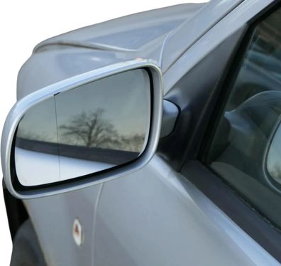 Skoda Fabia 6Y elektrisch Spiegel Außenspiegel links mit Glas grau LF7T silber