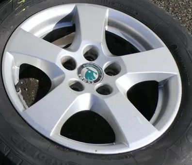 1x Felge Alufelge Skoda Fabia 6Y 6jx14H2 ET43 6y0601025P Alu 3