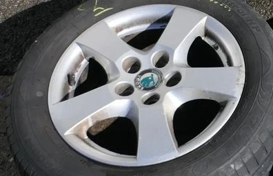 1x Felge Alufelge Skoda Fabia 6Y 6jx14H2 ET43 6y0601025P Alu 2