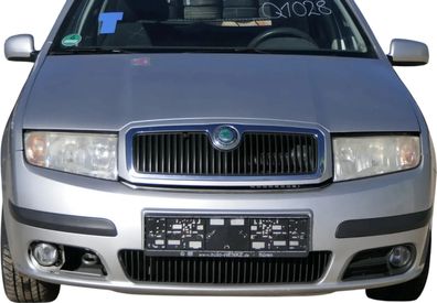 Fabia 6Y Stoßstange Stoßfänger vorne grau LF7T Facelift - Gitter NSW