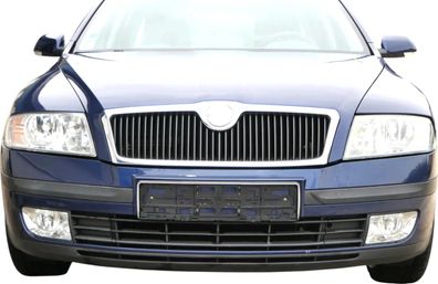 Skoda Octavia 1Z Stoßstange vorne Frontstoßstange blau LF5Q Stoßfänger