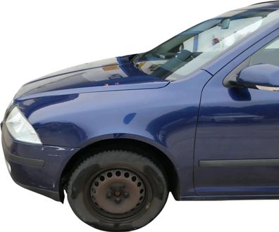 Skoda Octavia 1Z Kotflügel vorne links blau LF5Q Kombi
